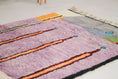 Load image into Gallery viewer, Purple 8x5 Berber Rug – moroccan tribal rug, boho style rug, Handmade Wool Rug