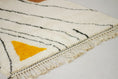 Load image into Gallery viewer, Berber Beni Ourain Rug – beni ourain moroccan rug, moroccan shag rug, Handmade Wool Rug