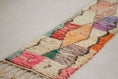 Load image into Gallery viewer, Red 9.5x2 Boujad Runner Rug – handmade runner rug, wool runner rugs, Handmade Wool Rug