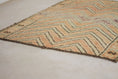 Load image into Gallery viewer, Vintage Moroccan Rug – Handmade Wool Berber rug, 6x9 ft – Peach beni mguild rug