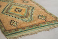 Load image into Gallery viewer, Vintage Moroccan Rug – Handmade Wool Berber rug, 4x9 ft – Peach beni mguild rug