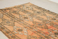 Load image into Gallery viewer, Vintage Moroccan Rug – Handmade Wool Berber rug, 5x9 ft – Peach beni mguild rug