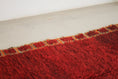 Load image into Gallery viewer, Vintage Moroccan Rug – Handmade Wool Berber rug, 5x8 ft – Red beni mguild rug