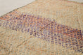 Load image into Gallery viewer, Vintage Moroccan Rug – Handmade Wool Berber rug, 6x9 ft – Peach beni mguild rug