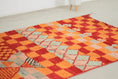 Load image into Gallery viewer, Red 8x5 Moroccan Colorful Rug – colorful moroccan rug, boho rug, Handmade Wool Rug