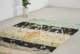 Load image into Gallery viewer, Green 8x5 Berber Rug – wool berber rugs, moroccan area rug, Handmade Wool Rug