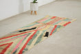 Load image into Gallery viewer, Pink 9x2 Boujad Runner Rug – runner rug, moroccan runner rug, Handmade Wool Rug