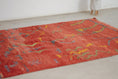 Load image into Gallery viewer, Red 8x5 Boujad Rug – colorful area rug, boho area rug, Handmade Wool Rug