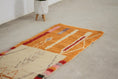 Load image into Gallery viewer, Orange 9.5x2 Moroccan Runner Rug – runner rug carpet, berber runner rug, Handmade Wool Rug