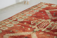 Load image into Gallery viewer, Vintage Moroccan Rug – Handmade Wool Berber rug, 6x11 ft – Red beni mguild rug
