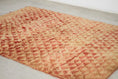 Load image into Gallery viewer, Vintage Moroccan Rug – Handmade Wool Berber rug, 5x7.5 ft – Orangee beni mguild rug
