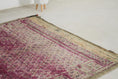 Load image into Gallery viewer, Vintage Moroccan Rug – Handmade Wool Berber rug, 5.5x9 ft – Purple beni mguild rug