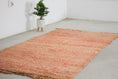 Load image into Gallery viewer, Vintage Moroccan Rug – Handmade Wool Berber rug, 5.5x11 ft – Pink beni mguild rug