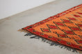 Load image into Gallery viewer, Vintage Moroccan Rug – Handmade Wool Berber rug, 5x11 ft – Orange beni mguild rug