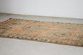 Load image into Gallery viewer, Vintage Moroccan Rug – Handmade Wool Berber rug, 6x9 ft – Peach beni mguild rug