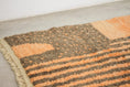 Load image into Gallery viewer, Orange 8x5 Berber Rug – boujad rug, moroccan shag rug, Handmade Wool Rug