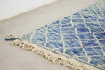 Load image into Gallery viewer, Blue 8x5 Moroccan Colorful Rug – colorful bohemian rugs, authentic moroccan rugs, Handmade Wool Rug