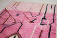 Load image into Gallery viewer, Pink 8x5 Boujad Rug – multi color rug, moroccan berber rug, Handmade Wool Rug