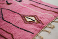 Load image into Gallery viewer, Pink 8x5 Boujad Rug – multi color rug, moroccan berber rug, Handmade Wool Rug