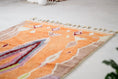 Load image into Gallery viewer, Orange 8x5 Berber Rug – area rugs berber, berber wool rug, Handmade Wool Rug