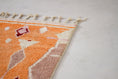 Load image into Gallery viewer, Orange 8x5 Berber Rug – area rugs berber, berber wool rug, Handmade Wool Rug