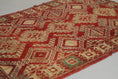 Load image into Gallery viewer, Vintage Moroccan Rug – Handmade Wool Berber rug, 5x8 ft – Red beni mguild rug