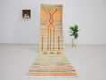 Load image into Gallery viewer, Orange 10x2 Boujad Runner Rug – moroccan runner rugs, handmade runner rug, Handmade Wool Rug