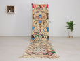 Load image into Gallery viewer, Multicolored 10x2 Berber Runner Rug – boho runner rug, moroccan carpet runner, Handmade Wool Rug