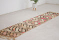 Load image into Gallery viewer, Multicolored 10x2 Berber Runner Rug – wool runner rugs, moroccan runner, Handmade Wool Rug