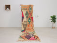 Load image into Gallery viewer, Multicolored 10x2 Berber Runner Rug – wool runner rugs, Handmade Wool Rug
