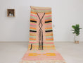 Load image into Gallery viewer, Orange 10x2 Berber Runner Rug – runner rug carpet, Handmade Wool Rug