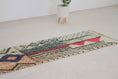 Load image into Gallery viewer, Multicolored 9.5x2 Boujad Runner Rug – rug runner, hallway runner rugs, Handmade Wool Rug