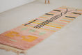 Load image into Gallery viewer, Orange 10x2 Berber Runner Rug – runner rug carpet, Handmade Wool Rug