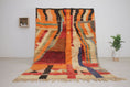 Load image into Gallery viewer, Orange 8x5 Boujad Rug – colorful area rug, area rugs boho, Handmade Wool Rug