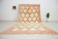 Load image into Gallery viewer, Vintage Moroccan Rug – Handmade Wool Berber rug, 6x13 ft – White beni mguild rug