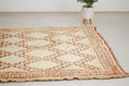 Load image into Gallery viewer, Vintage Moroccan Rug – Handmade Wool Berber rug, 6x13 ft – White beni mguild rug