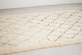 Load image into Gallery viewer, Vintage Moroccan Rug – Handmade Wool Berber rug, 6x10 ft – White beni mguild rug