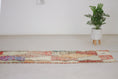 Load image into Gallery viewer, Red 9.5x2 Boujad Runner Rug – handmade runner rug, wool runner rugs, Handmade Wool Rug