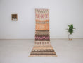 Load image into Gallery viewer, Orange 10x2 Boujad Runner Rug – moroccan runner rugs, moroccan carpet runner, Handmade Wool Rug