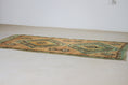 Load image into Gallery viewer, Vintage Moroccan Rug – Handmade Wool Berber rug, 4x9 ft – Peach beni mguild rug