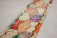 Load image into Gallery viewer, Red 9.5x2 Boujad Runner Rug – handmade runner rug, wool runner rugs, Handmade Wool Rug