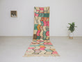 Load image into Gallery viewer, Pink 11x2 Boujad Runner Rug – moroccan runner rug, runner rug carpet, Handmade Wool Rug