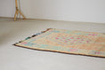 Load image into Gallery viewer, Vintage Moroccan Rug – Handmade Wool Berber rug, 5x11 ft – Pink beni mguild rug
