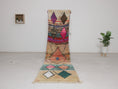 Load image into Gallery viewer, Multicolored 9.5x2 Boujad Runner Rug – moroccan runner rug, moroccan runner rugs, Handmade Wool Rug