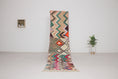 Load image into Gallery viewer, Multicolored 9.5x2 Berber Runner Rug – kitchen runner rugs, Handmade Wool Rug