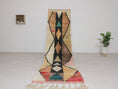 Load image into Gallery viewer, Multicolored 9.5x2 Berber Runner Rug – hallway runner rugs, runner rug, Handmade Wool Rug