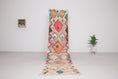 Load image into Gallery viewer, Pink 10.5x2 Berber Runner Rug – moroccan runner rugs, kitchen runner rugs, Handmade Wool Rug