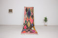Load image into Gallery viewer, Pink 10x2 Moroccan Runner Rug – wool runner rug, runner rug, Handmade Wool Rug