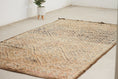 Load image into Gallery viewer, Vintage Moroccan Rug – Handmade Wool Berber rug, 7x11 ft – beige beni mguild rug