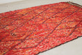 Load image into Gallery viewer, Vintage Moroccan Rug – Handmade Wool Berber rug, 7x10 ft – Red beni mguild rug